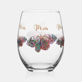 Beste Mama Ever Stemless Weinglas Ohne Stiel