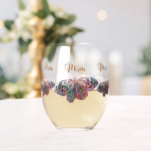 Beste Mama Ever Stemless Weinglas Weinglas Ohne Stiel (Insitu (Hochzeit))