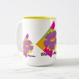 Beste Mama Farbige Trenddesign Zweifarbige Tasse
