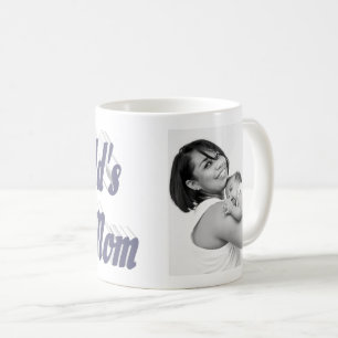 Beste Mama Foto Grauer Text Kaffeetasse