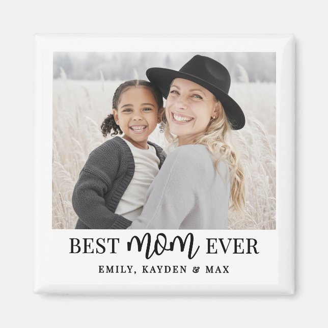 Beste Mama Foto Magnet (Vorne)