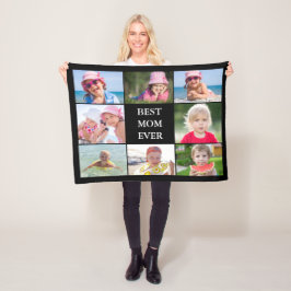 Beste Mama-FotoCollage Fleecedecke