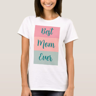 Beste Mama für benutzerdefinierte Textvorlagen je  T-Shirt