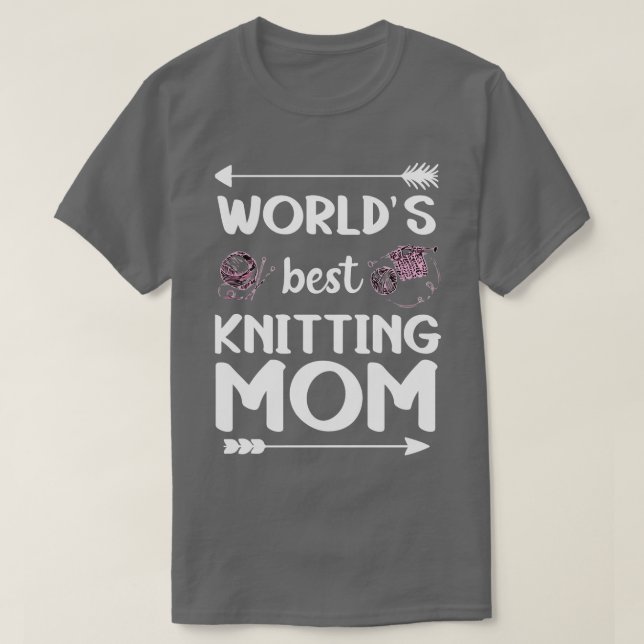 Beste Mama für das Knittern je 340 T-Shirt (Design vorne)