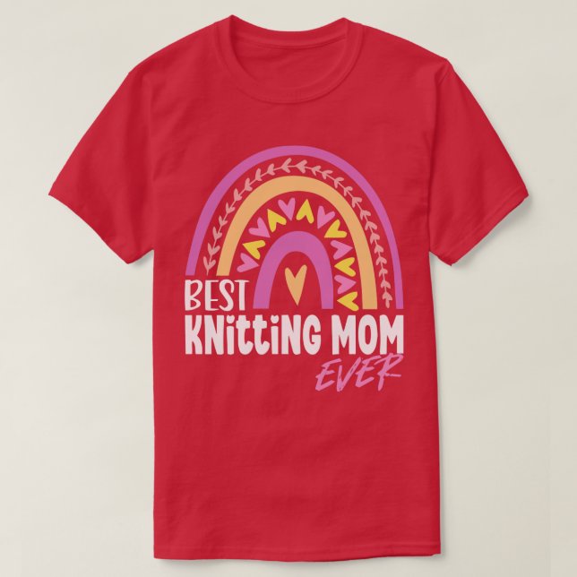 Beste Mama für das Knittern je 341 T-Shirt (Design vorne)