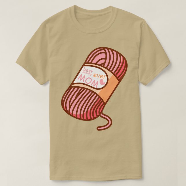 Beste Mama für das Knittern je 351 T-Shirt (Design vorne)