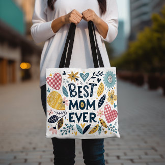 Beste Mama für farbenfrohe Herzen und Blume Mutter