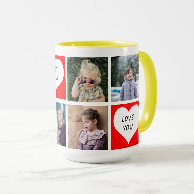 Beste Mama für Fotovorlagen Tasse (VorderseiteRechts)