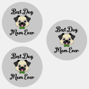 Beste Mama für Hunde Etiketten