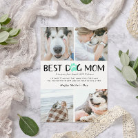 Beste Mama für Hunde | Foto Collage Mother Day