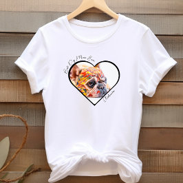 Beste Mama für Hunde im Foto Haustiere Muttertag T-Shirt