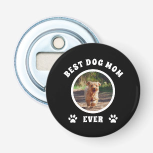 Beste Mama für Hunde je benutzerdefiniertes Foto P Flaschenöffner