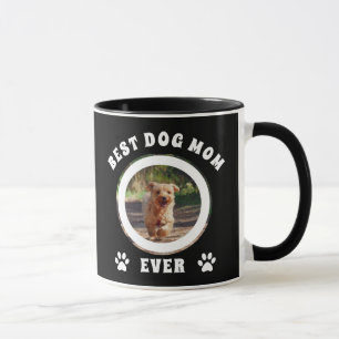 Beste Mama für Hunde je benutzerdefiniertes Foto P Tasse
