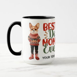 Beste Mama für Hunde je Chihuahua Benutzerdefinier Tasse