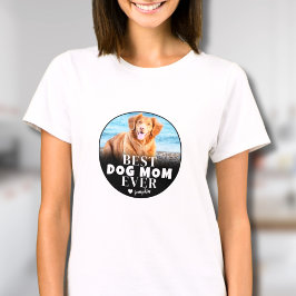 Beste Mama für Hunde je Foto T-Shirt