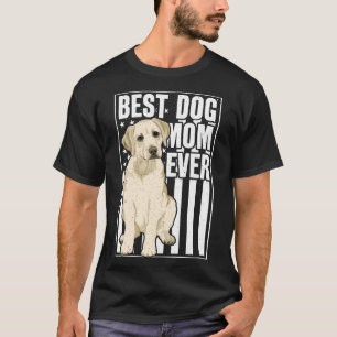 Beste Mama für Hunde je Gelbes Labrador Retriever T-Shirt