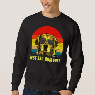 Beste Mama für Hunde je Golden Retriever Sweatshirt