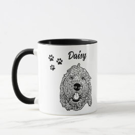 Beste Mama für Hunde je Goldendoodle Hund Personal Tasse