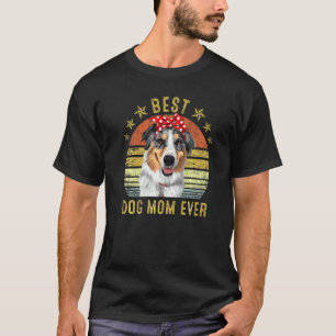 Beste Mama für Hunde je Miniatur American Shepherd T-Shirt