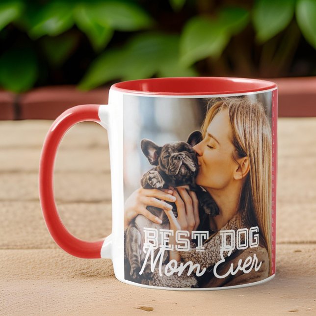 Beste Mama für Hunde je Modernes, benutzerdefinier Tasse (Von Creator hochgeladen)