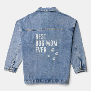 Beste Mama für Hunde je Mutter für Frauen Jeansjacke