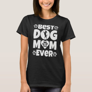 Beste Mama für Hunde je Muttertag Gegenwart Hunde  T-Shirt