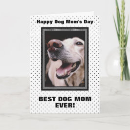 Beste Mama für Hunde je nach Muttertag im Foto Karte