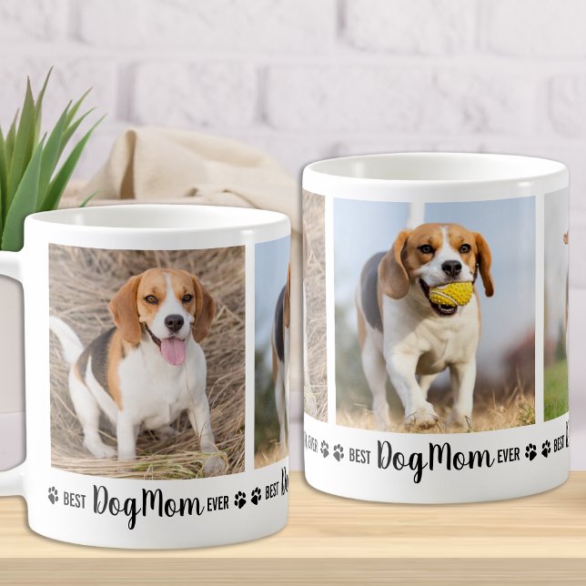 Beste Mama für Hunde je Personalisiert 3 Pet Bild Kaffeetasse (Von Creator hochgeladen)