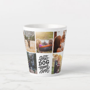Beste Mama für Hunde je Personalisierte FotoCollag Milchtasse