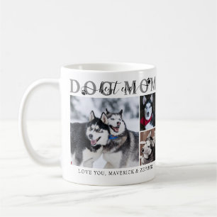 Beste Mama für Hunde je Script Name 3 Fotos Kaffeetasse