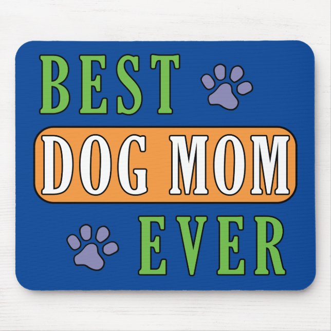 Beste Mama für Hunde Mousepad (Vorne)