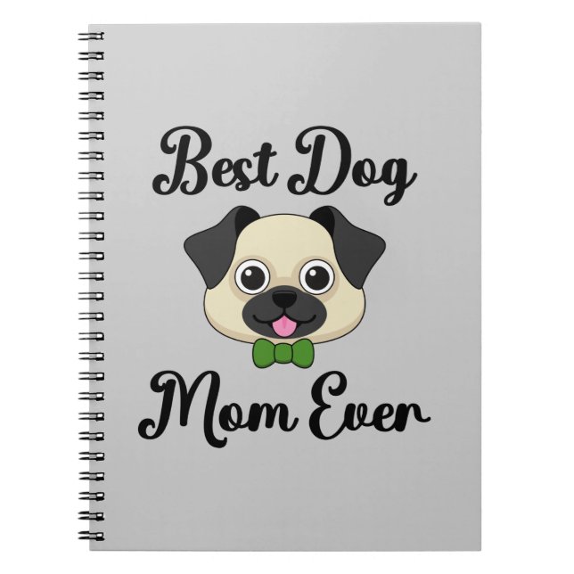Beste Mama für Hunde Notizblock (Vorderseite)