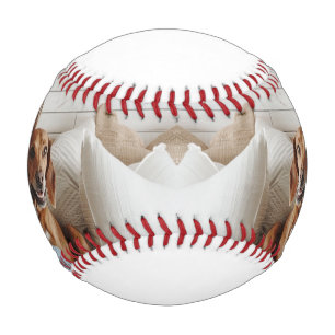 Beste Mama für Hunde: Personalisierter Foto Mutter Baseball