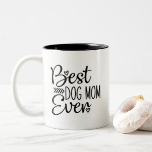 Beste Mama für Hunde Zweifarbige Tasse