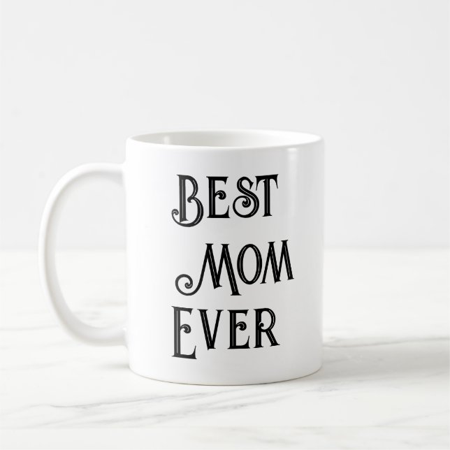 Beste Mama für jede Text-Only-Tasse - Individuelle Kaffeetasse (Links)