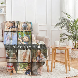 Beste Mama für jeden Tag der Mütter in Fotosammlun Fleecedecke