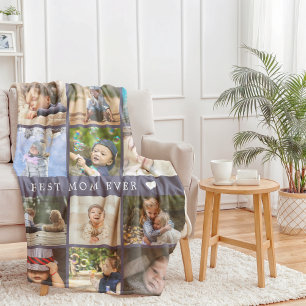 Beste Mama für jeden Tag der Mütter in Fotosammlun Fleecedecke