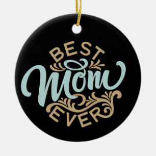 Beste Mama für jeden Wortart Keramik Ornament