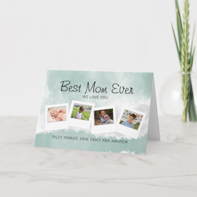 Beste Mama für jedes Foto Karte (Vorderseite)