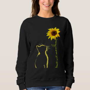 Beste Mama für Katzen je Tag der Mutter mit Sonnen Sweatshirt