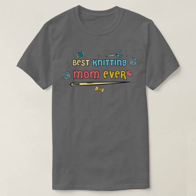 Beste Mama für Knittern je 29 T-Shirt (Design vorne)