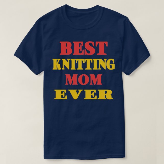 Beste Mama für Knittern je 76 T-Shirt (Design vorne)