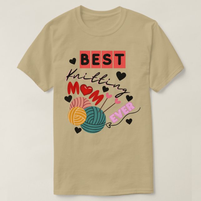 Beste Mama für Knittern je 85 T-Shirt (Design vorne)