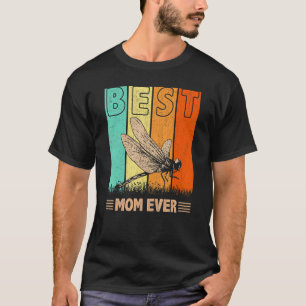 Beste Mama für Libellen je Retro-Grafik-Mutter' T-Shirt