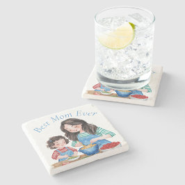 Beste Mama für Mutter- und Kindernahrungsmittel Steinuntersetzer