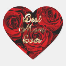 Beste Mama für Rote Rosen im Herzen