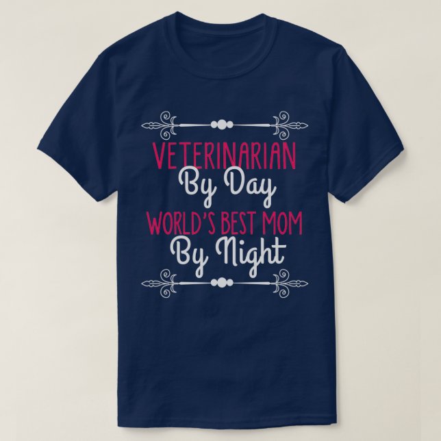 Beste Mama für Tierärzte T-Shirt (Design vorne)