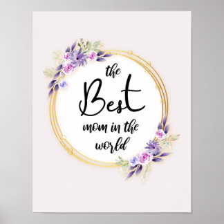 Beste Mama Glückstreffen Muttertag Poster