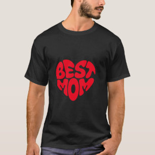 Beste Mama Herzdesign Perfekte Muttersprache Mutte T-Shirt