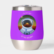 Beste Mama im Galaxy Stemless Wine Tumbler